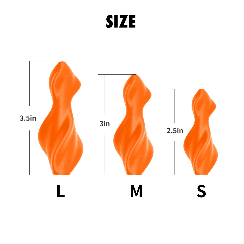 Orange variant of rotating catfish float in water