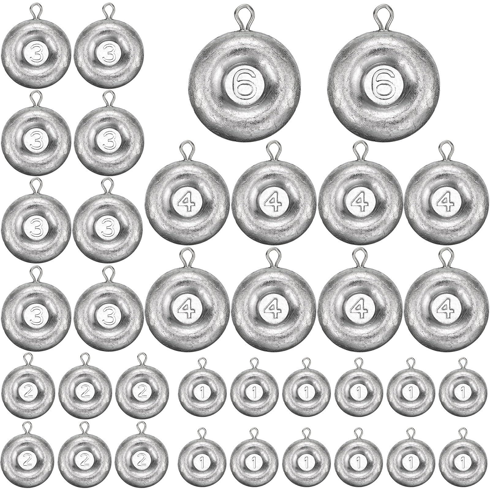 Rotatingpals 1oz disc sinker with center hole