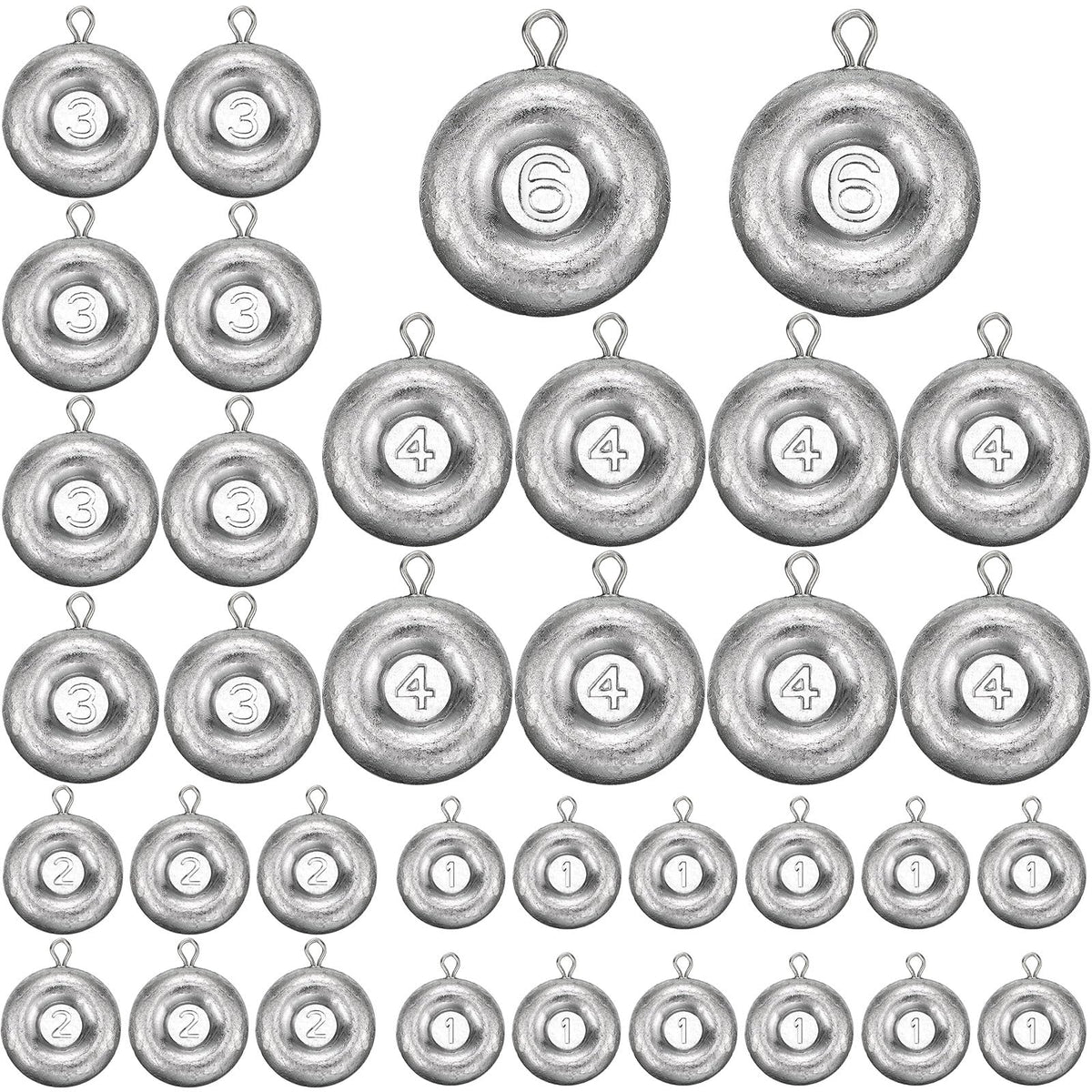 Rotatingpals 1oz disc sinker with center hole