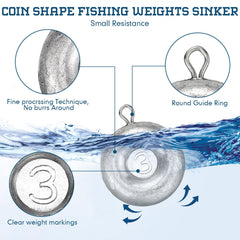 Rotatingpals 3oz disc sinker weight