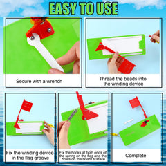 Rotatingpals planer board ABS and EVA materials endure saltwater.
