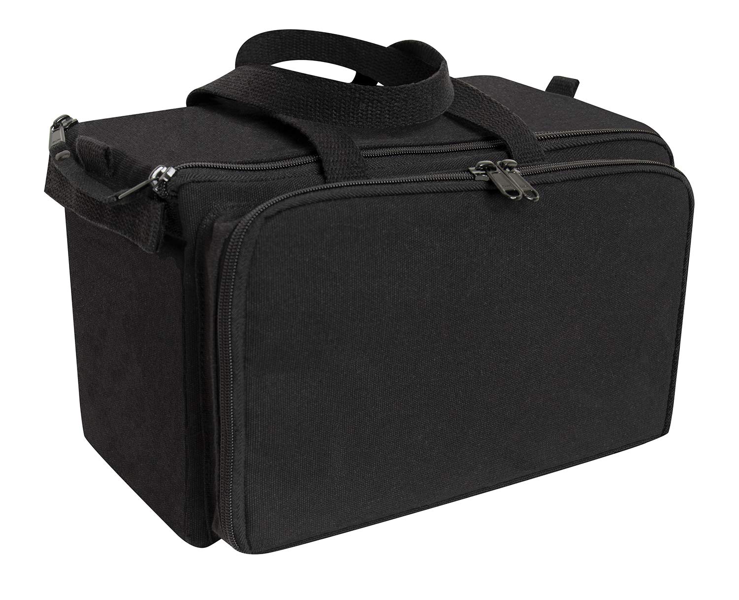 Rothco 19289 canvas bag main compartment offers organized space for range gear.