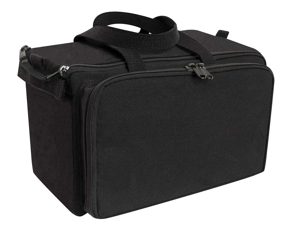 Rothco 19289 canvas bag main compartment offers organized space for range gear.