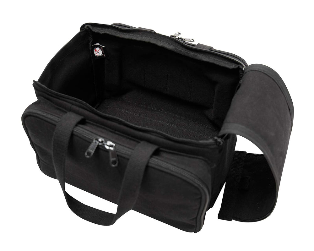 Rothco 19289 pistol pocket keeps a firearm secure and protected.