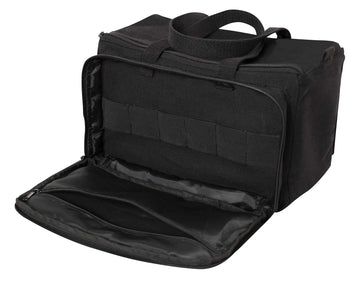 Rothco 19289 side pocket secures mags for quick range access.