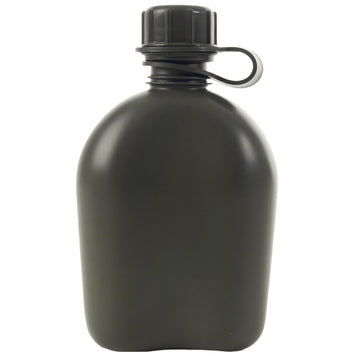 Rothco 1qt canteen BPA-free label highlights safe material