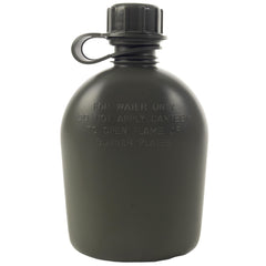 Rothco 1qt canteen cap close-up showing a secure seal