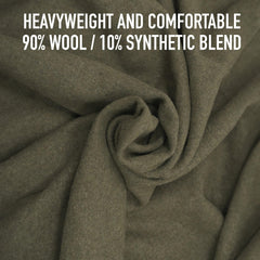 Rothco 22192 European surplus wool blanket draped on couch for cozy decor.