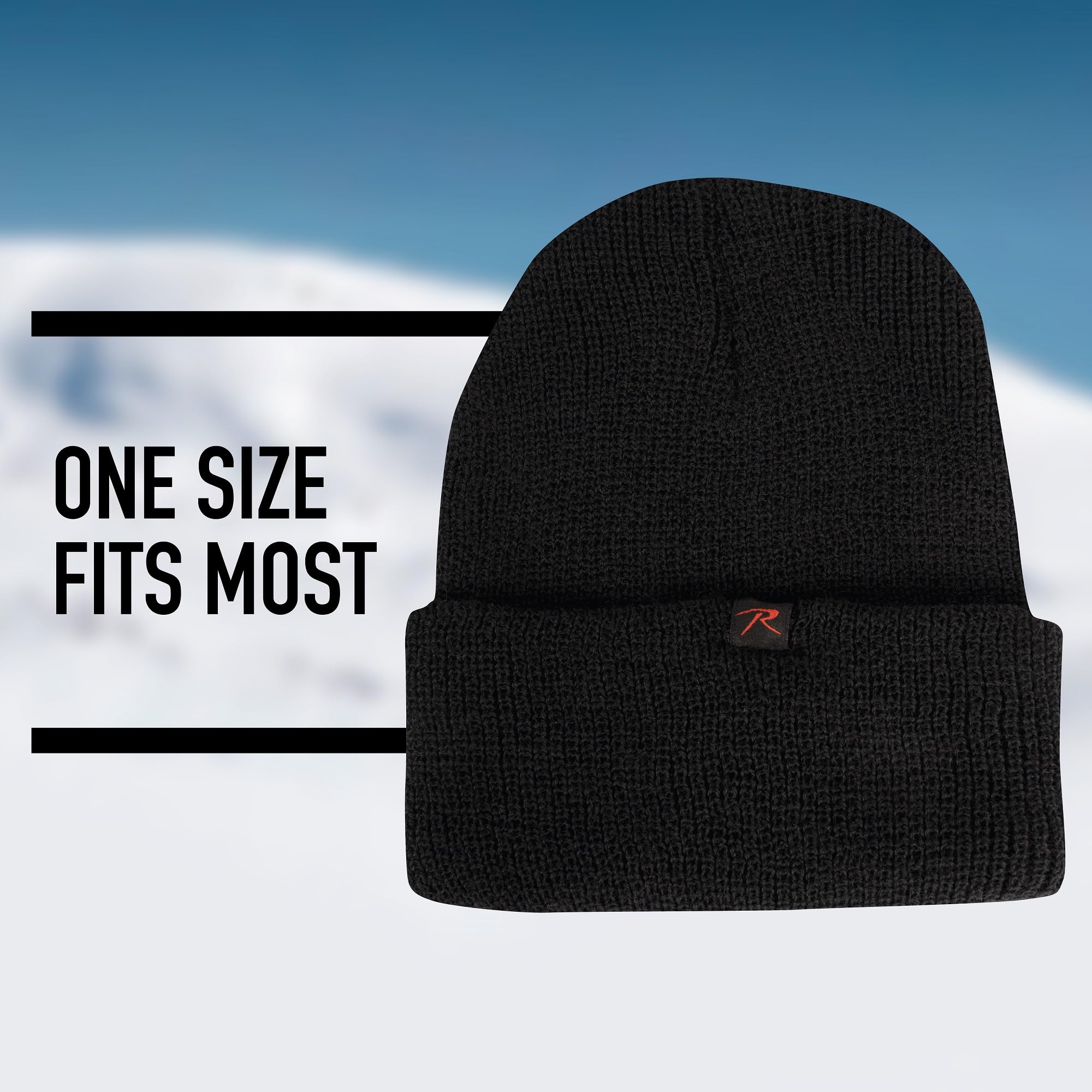Rothco 58383 Wool Watch Cap worn for a snug fit