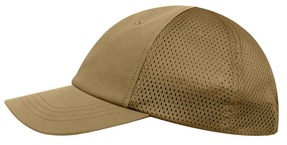 Rothco 8532 mesh back tactical cap, side view, easy wear under helmets.
