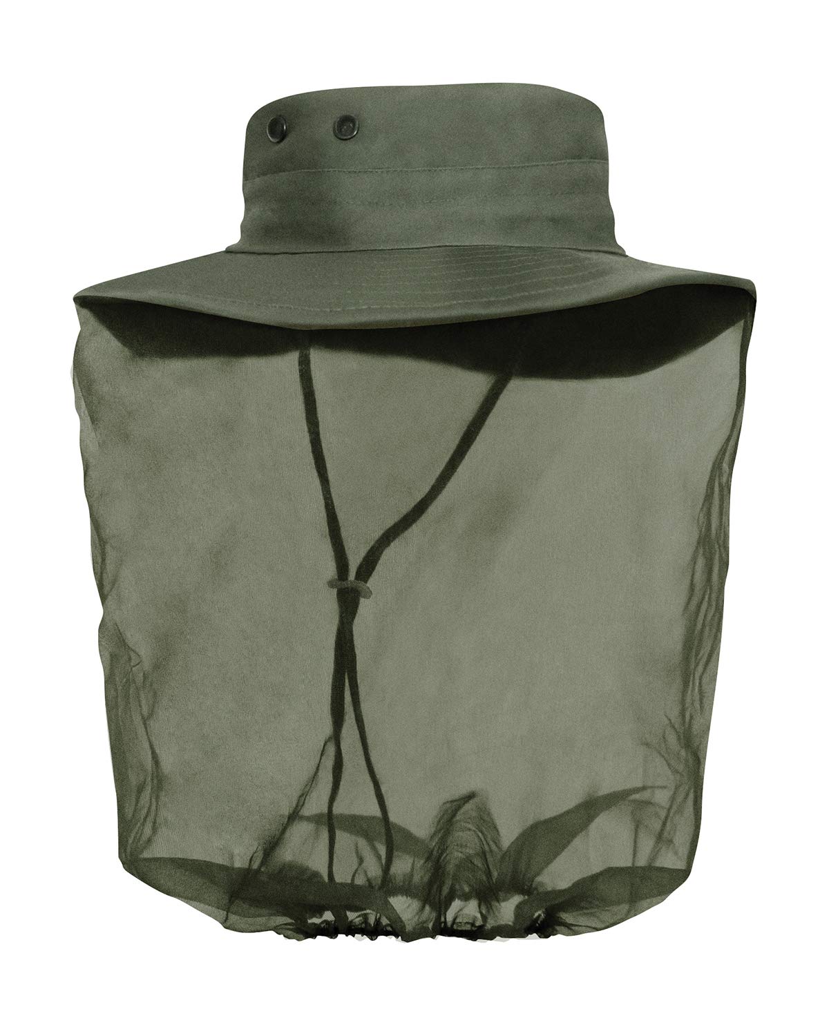 Rothco adjustable boonie hat with mosquito netting in Olive Drab