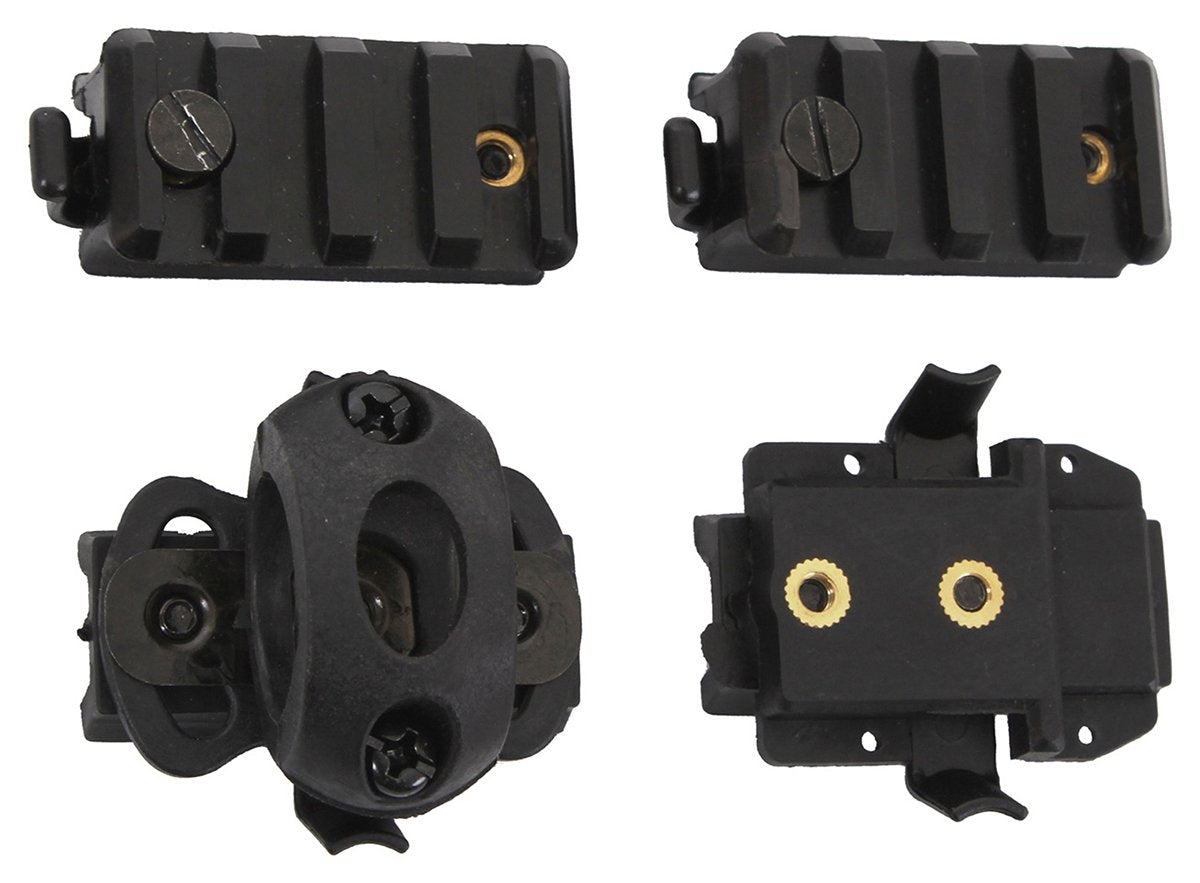 Rothco Airstoft base jump helmet accessories with picatinny adapters for versatile mounting options.