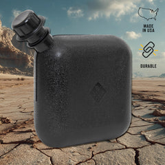 Rothco Bladder Canteen attached-cap prevents loss during filling and drinking.