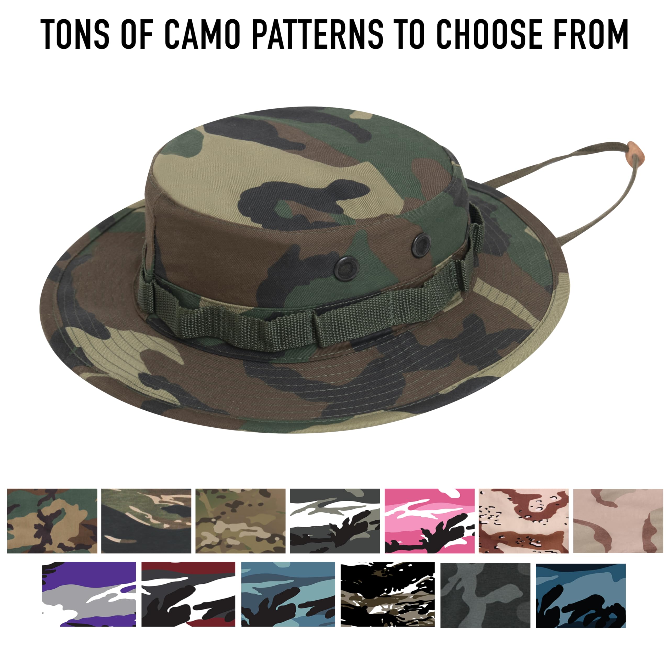 Rothco boonie hat red camo ready for rugged outdoor adventures