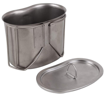 Rothco Bushcraft.jp lid close-up, sturdy construction for field use.