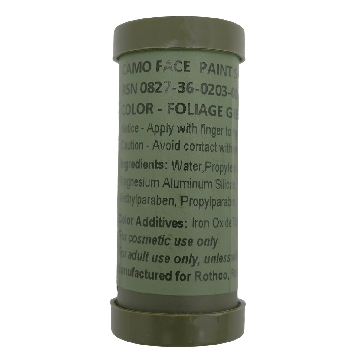 Rothco Camo Paint Stick enables quick-application concealment in the field.