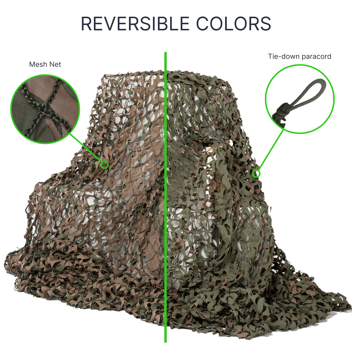Rothco CamoSystems camouflage net with 3D foliage for yard hide setups