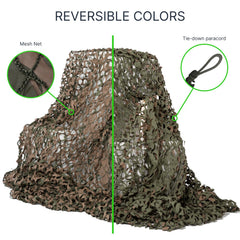 Rothco CamoSystems camouflage net with 3D foliage for yard hide setups