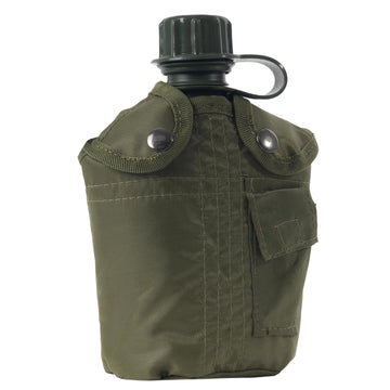 Rothco 1qt BPA-free canteen ready for rugged outdoor use.