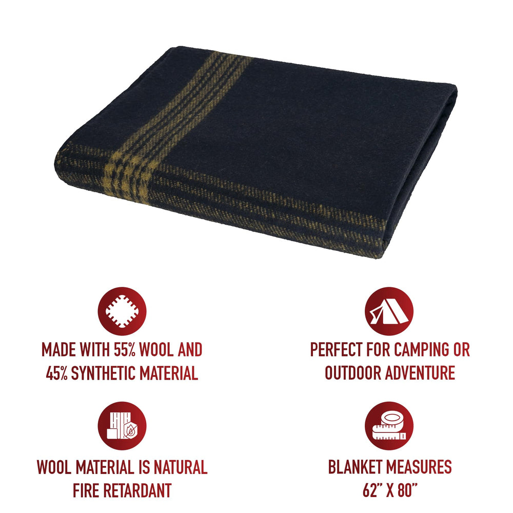 Rothco compact design fits backpack or car trunk for quick warmth anywhere.