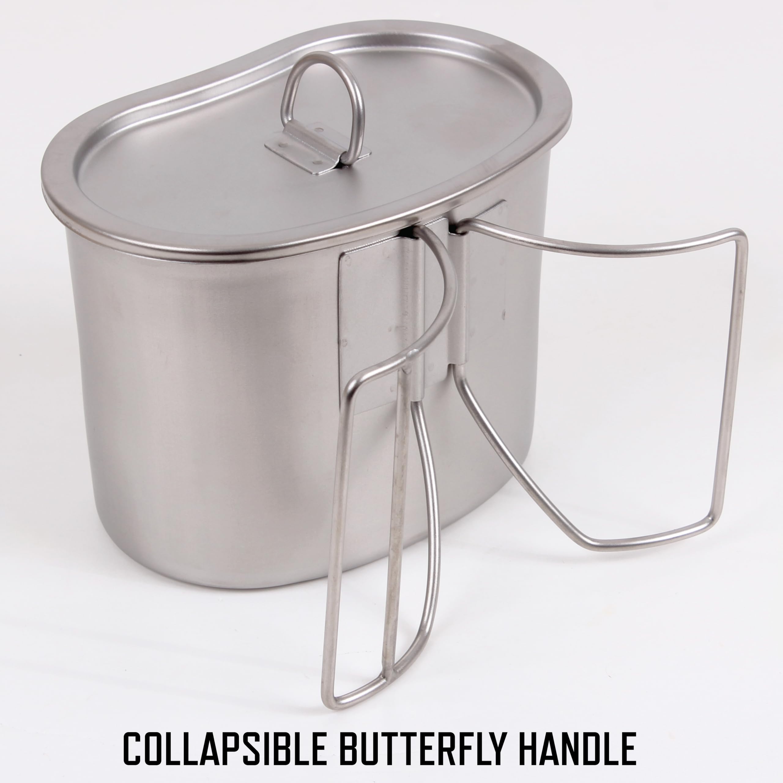 Rothco compact camping set provides ample cooking space in a portable kit.