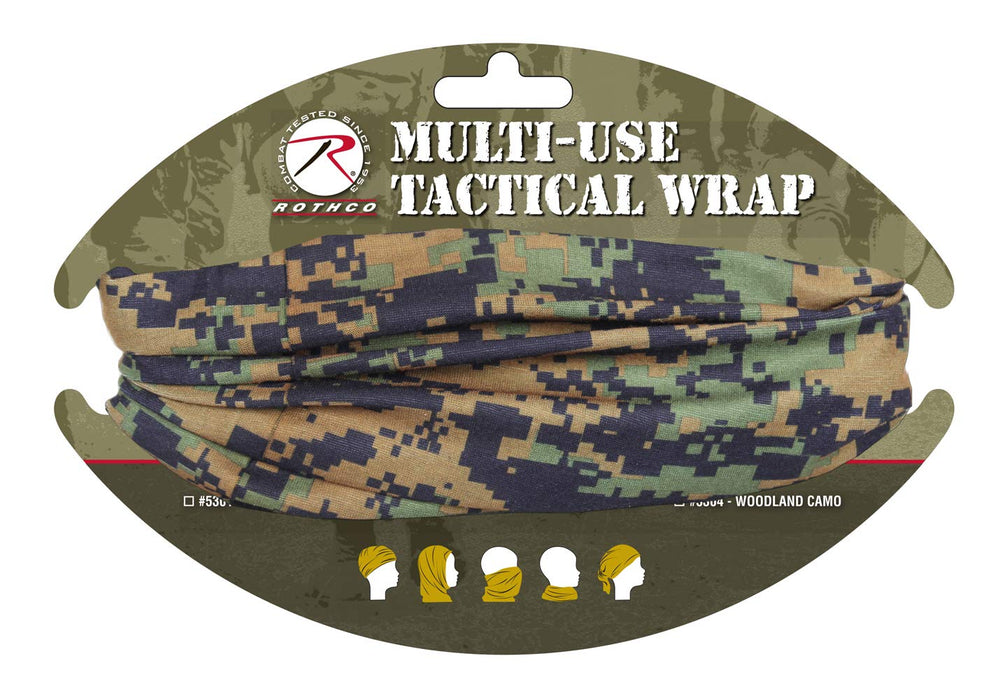 Rothco compact wrap is lightweight and easy to carry for outdoor activities.