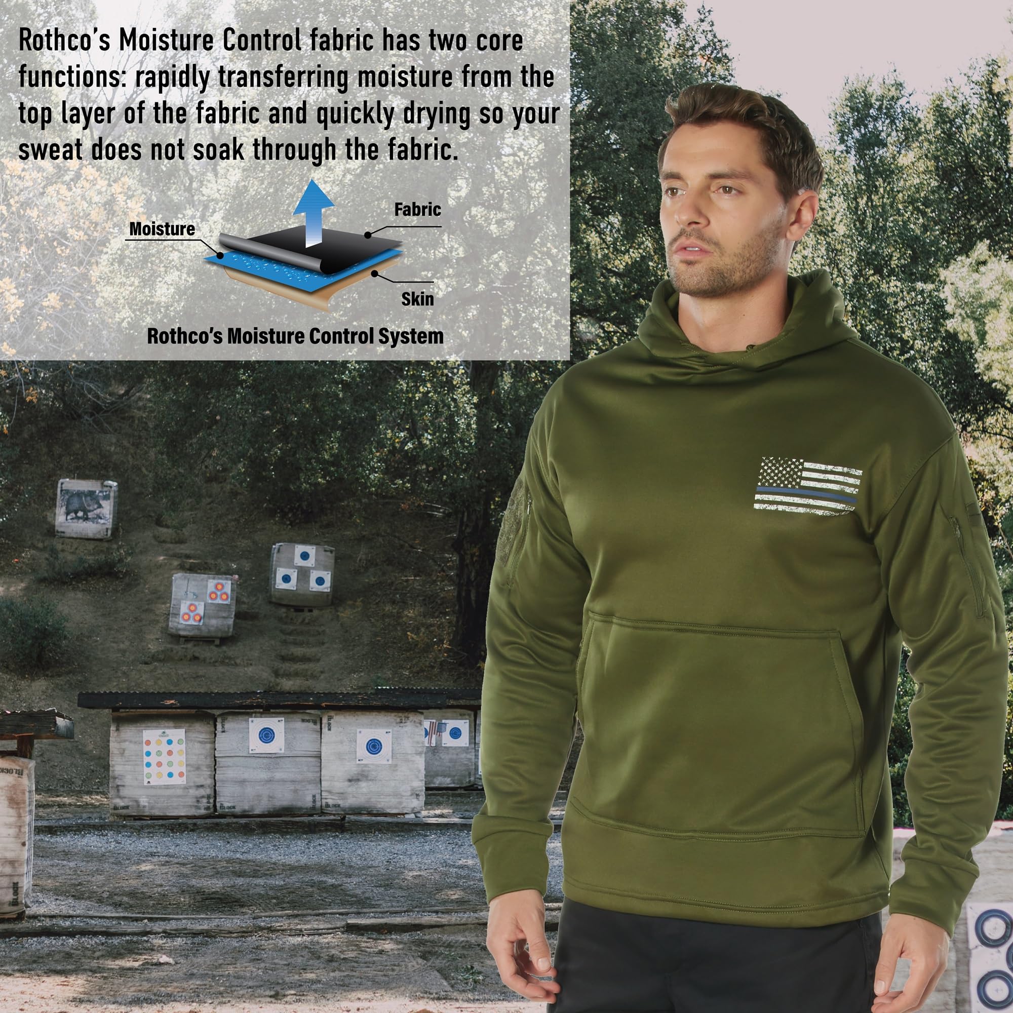 Rothco Conceal-Ops thumbholes provide heat and mobility.