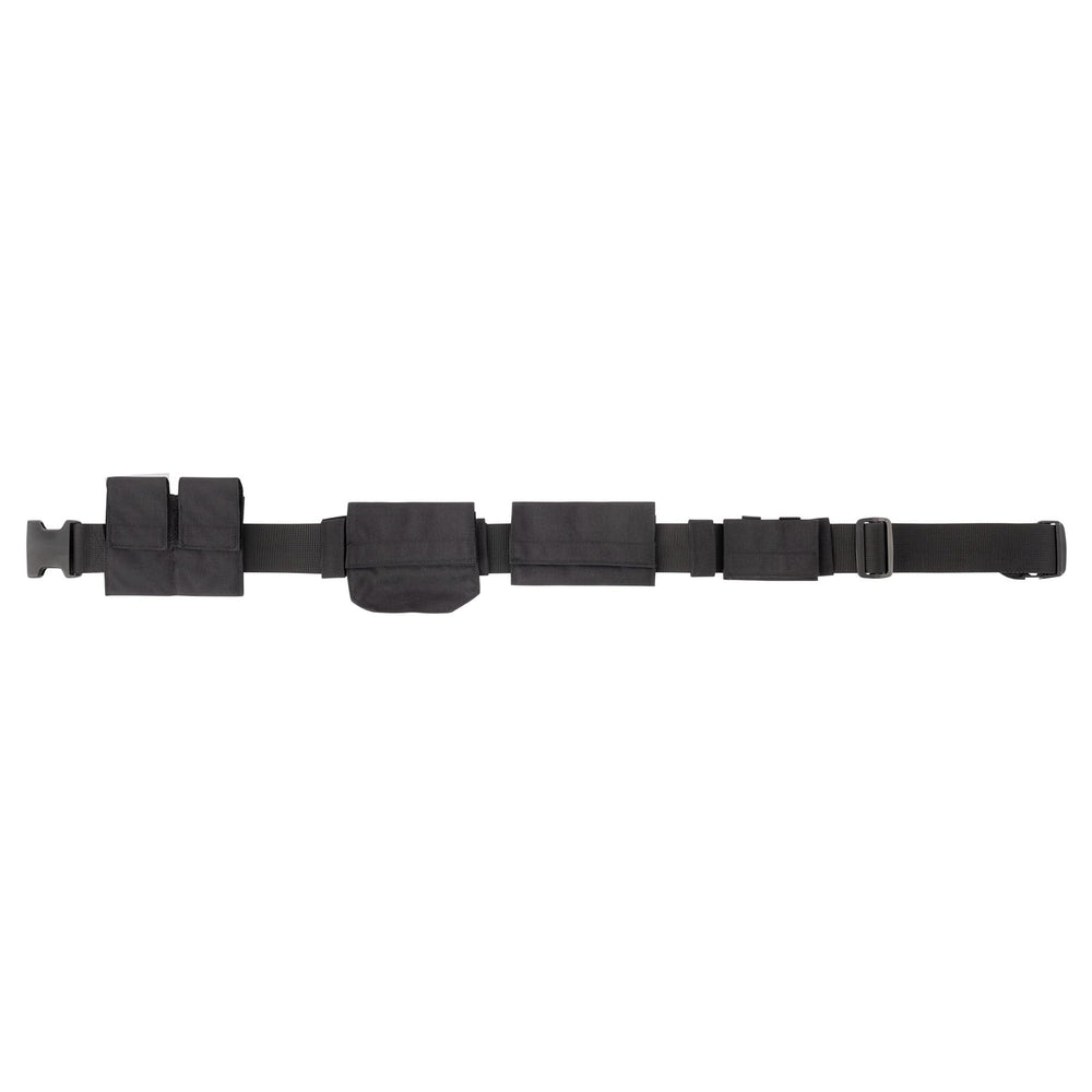 Rothco deluxe swat belt front view shows adjustable nylon fit for all-day wear