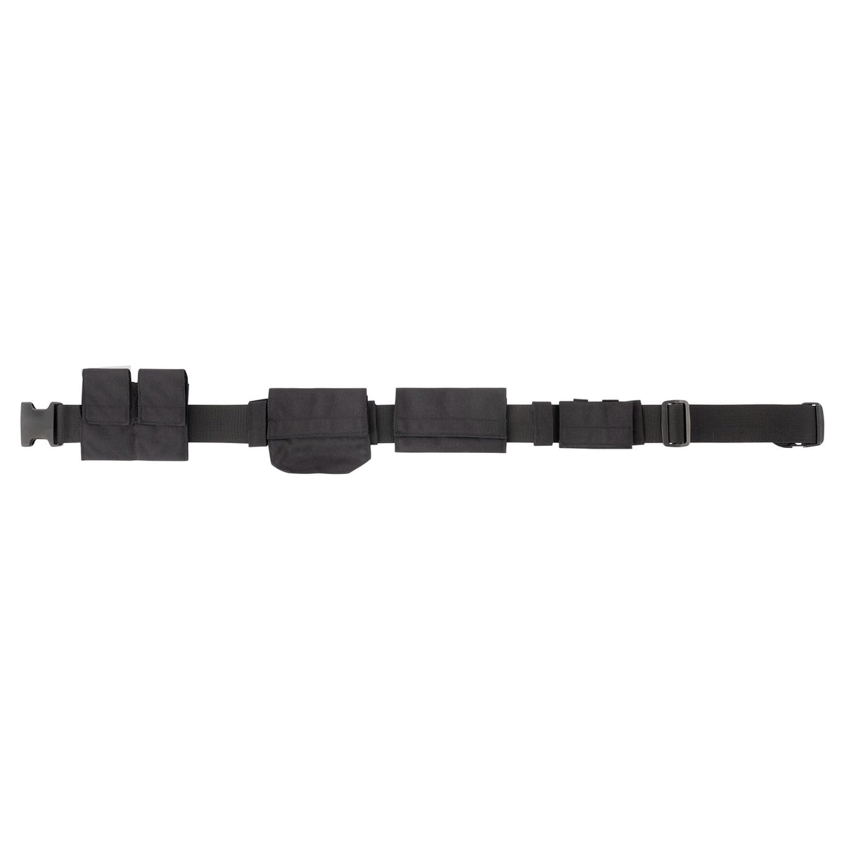 Rothco deluxe swat belt front view shows adjustable nylon fit for all-day wear