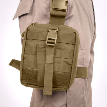 Rothco medical pouch open view highlights tri-fold design for fast gear retrieval