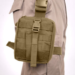 Rothco medical pouch open view highlights tri-fold design for fast gear retrieval