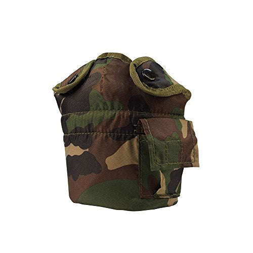 Rothco G.I. Style OD Canteen Cover protects a one-quart bottle in olive drab for rugged expeditions