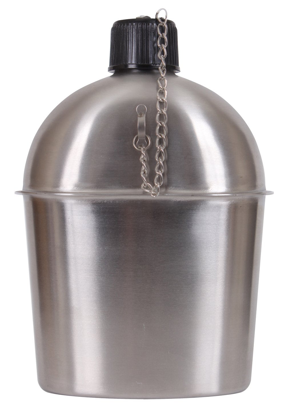 Rothco GI-style canteen in field, dependable hydration for camping and travel.