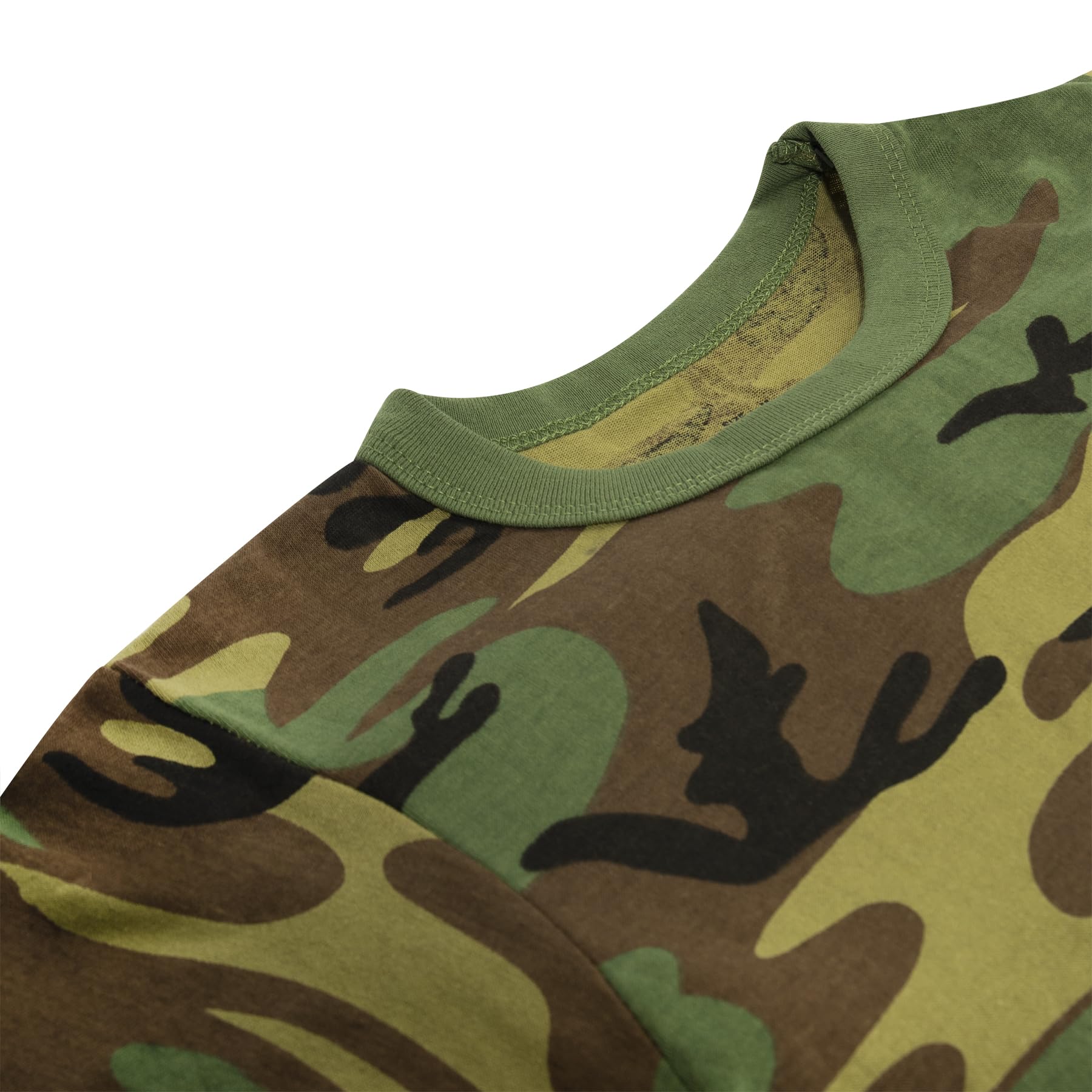 Rothco fabric closeup shows rugged cotton blend ideal for active kids.