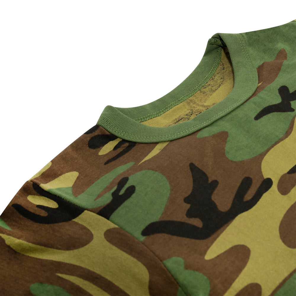 Rothco fabric closeup shows rugged cotton blend ideal for active kids.