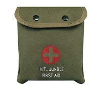 Rothco M-1 Jungle First Aid Kit contents organized for quick access in outdoor adventures.