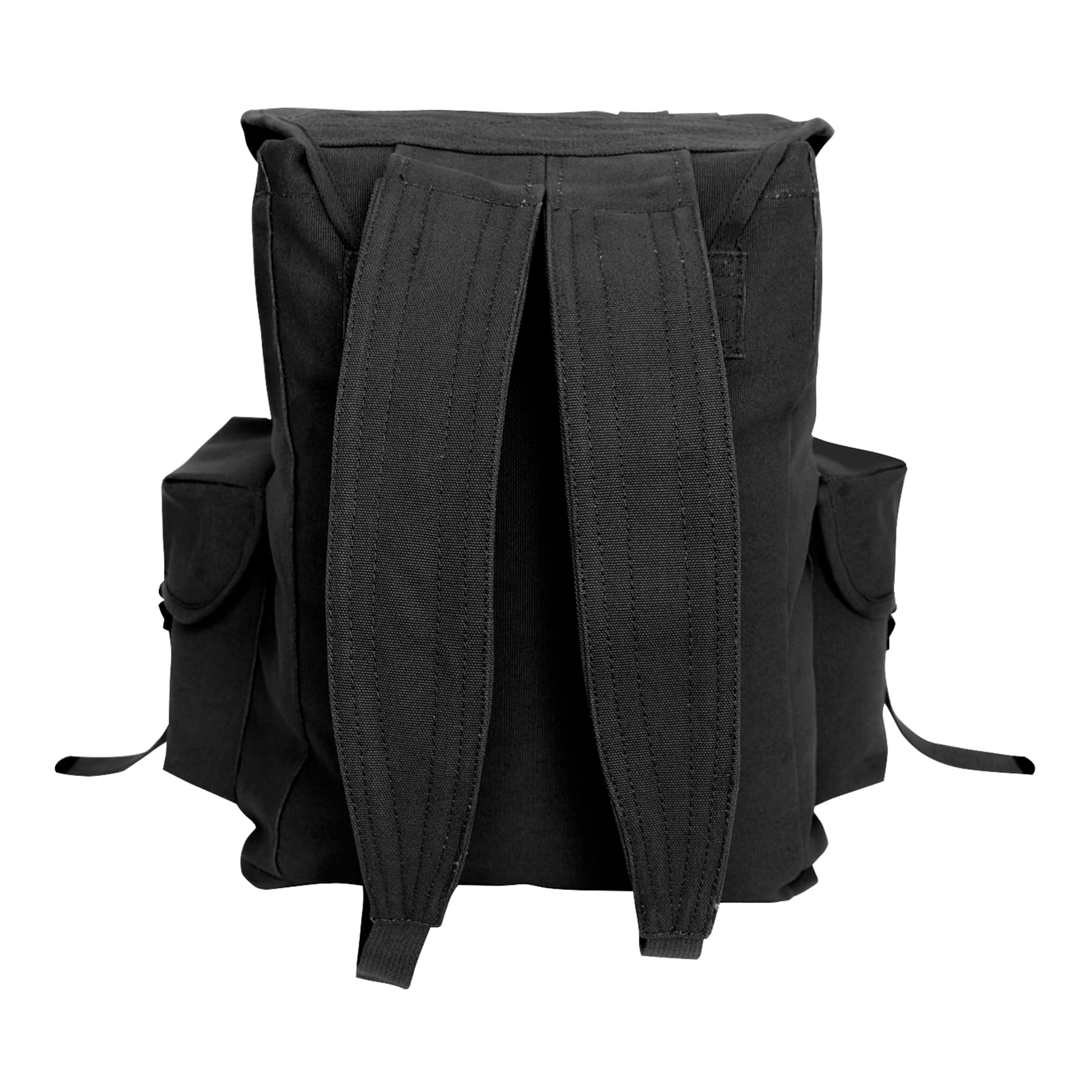 Rothco Mini Alice Pack side pocket open for easy on-trail access.