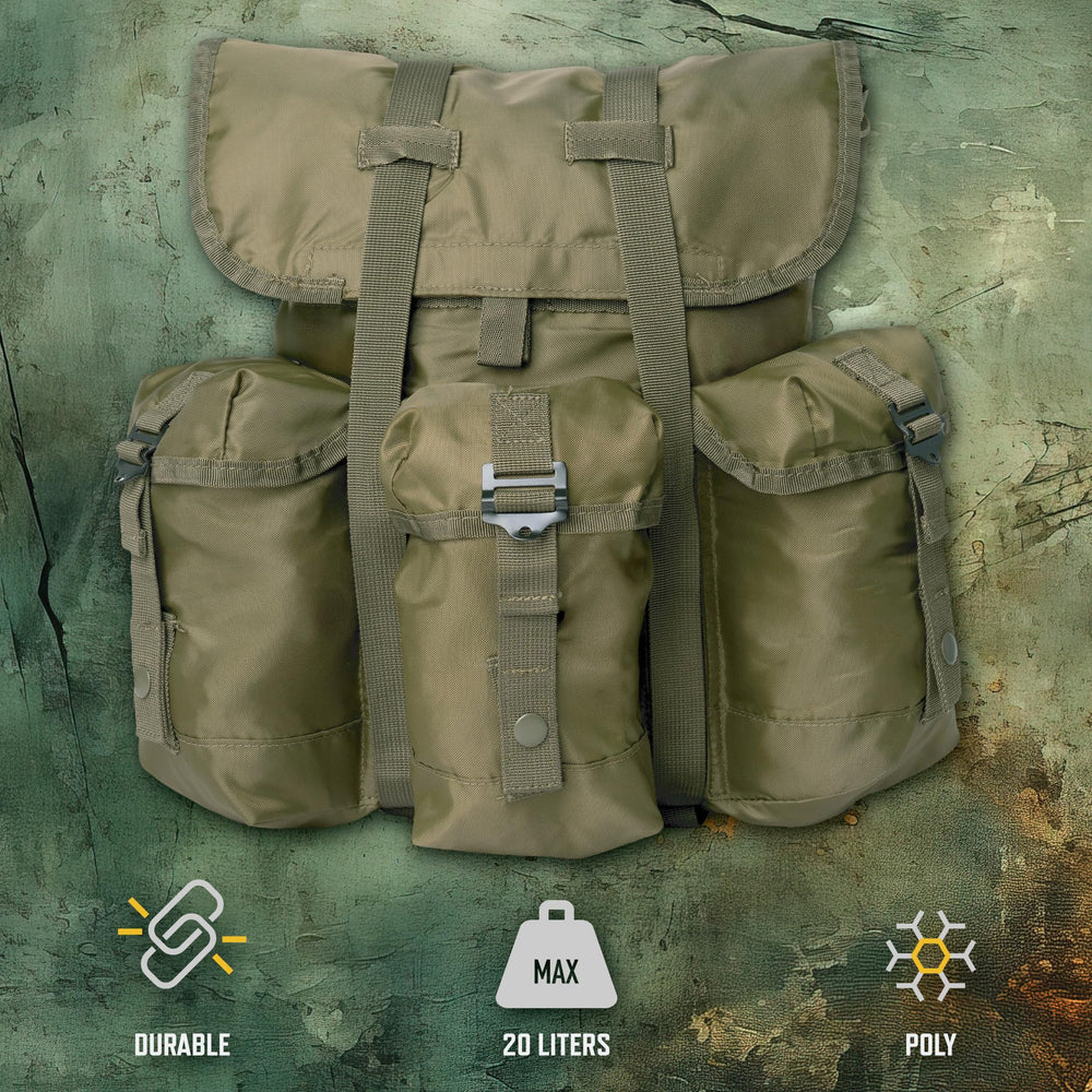 Rothco Mini Alice Pack side view showing accessible storage for on the go essentials