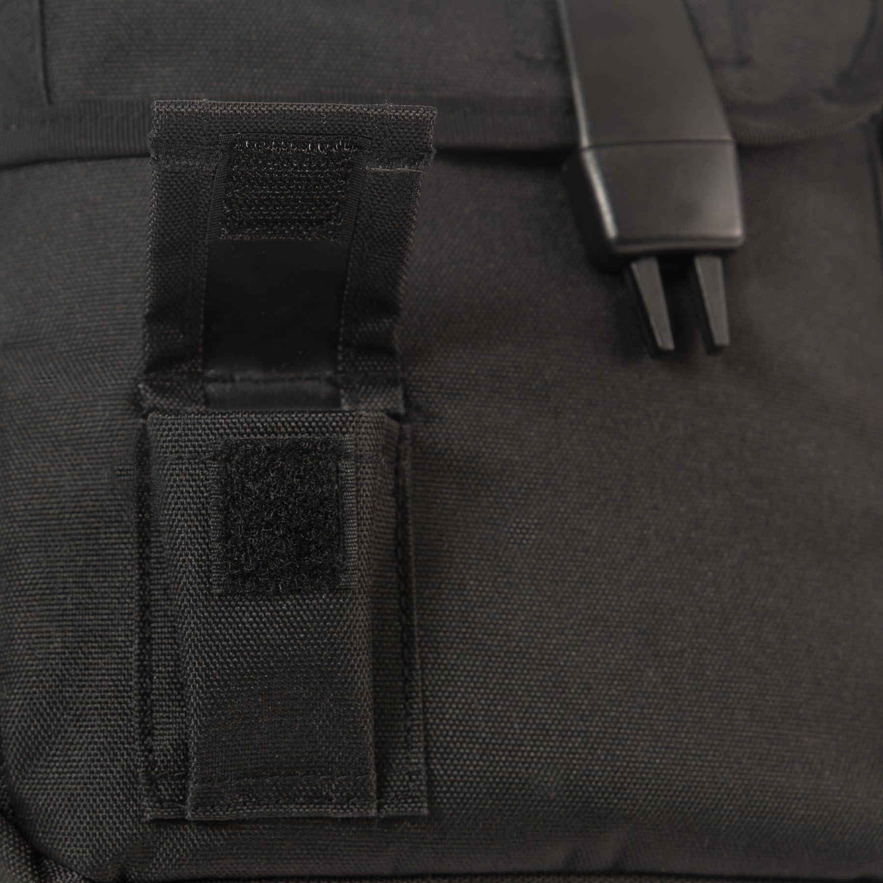 MOLLE attachment system detail on the Rothco canteen cover in black