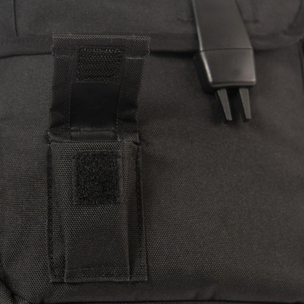 MOLLE attachment system detail on the Rothco canteen cover in black
