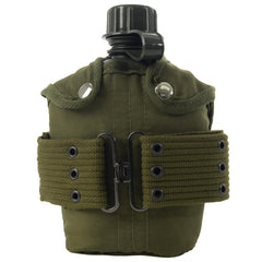 Rothco plastic canteen with 1 quart capacity for outdoor hydration.
