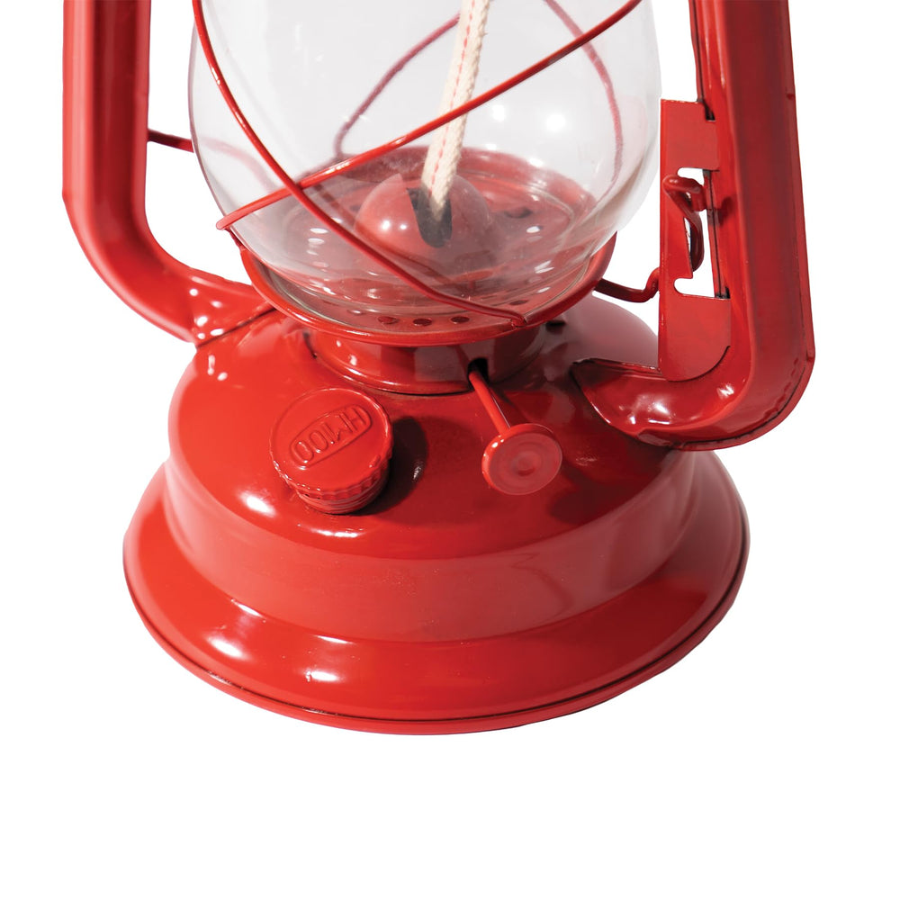 Rothco red kerosene lantern metal bail handle for easy transport