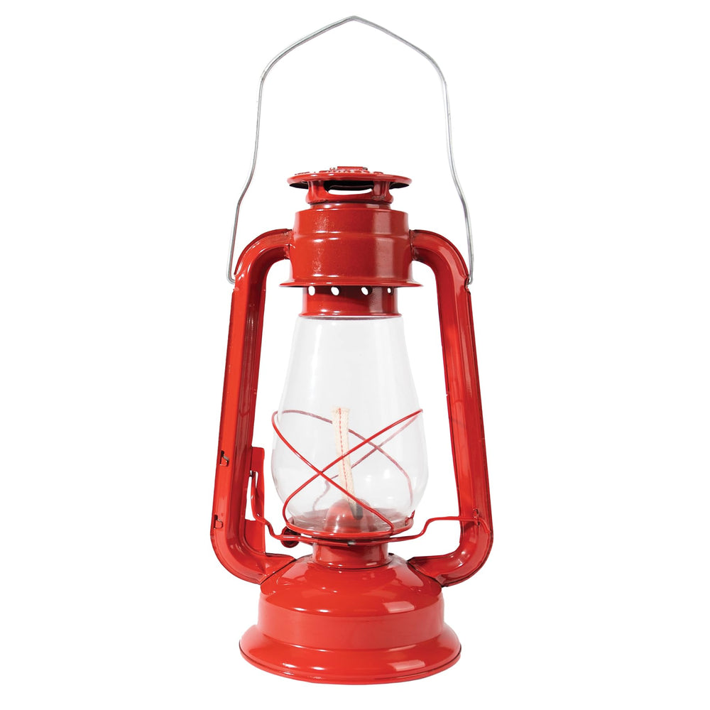 Rothco red kerosene lantern protective wire cover shields flame from wind