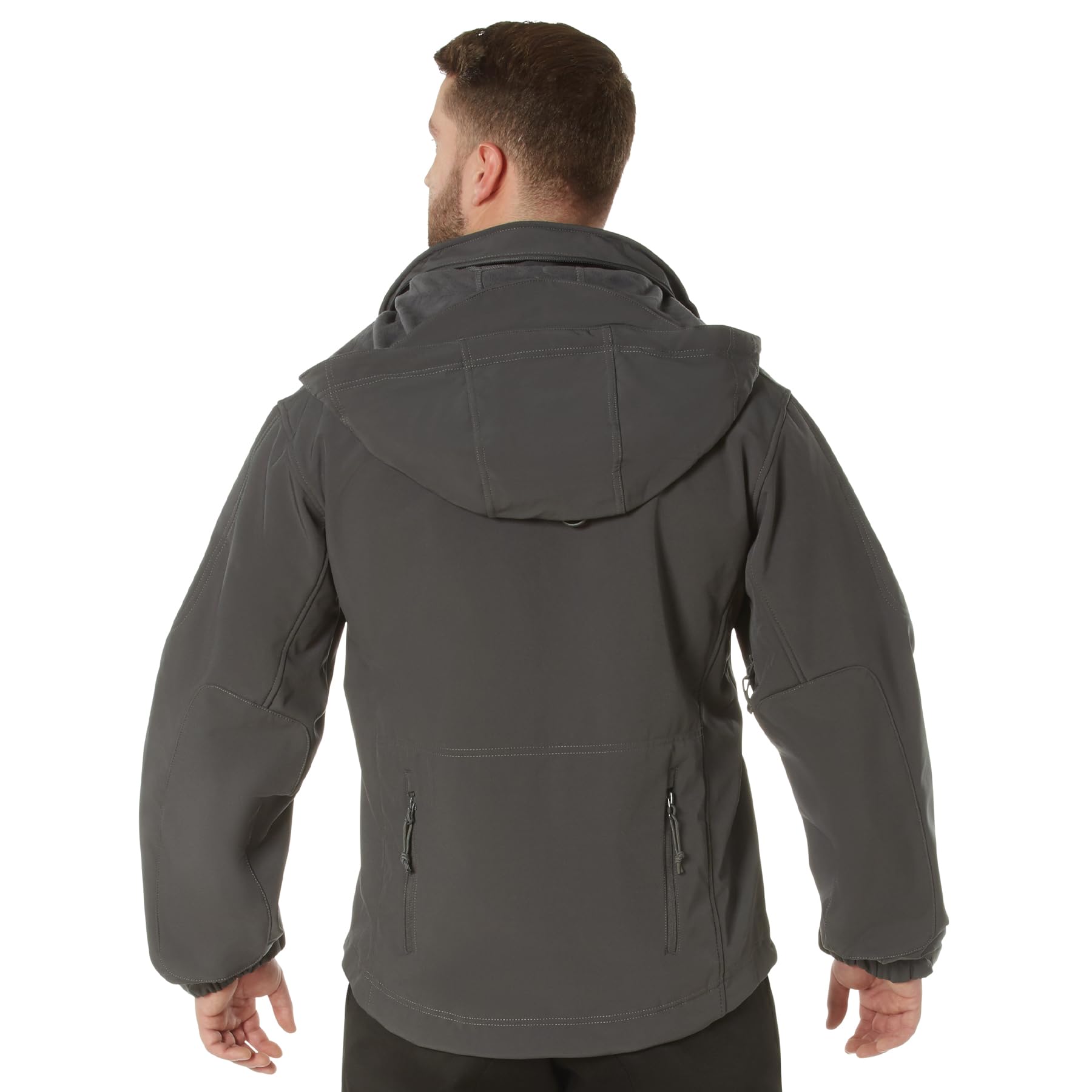 Rothco jacket adjustable cuffs and drawstring waist customize fit for active movement