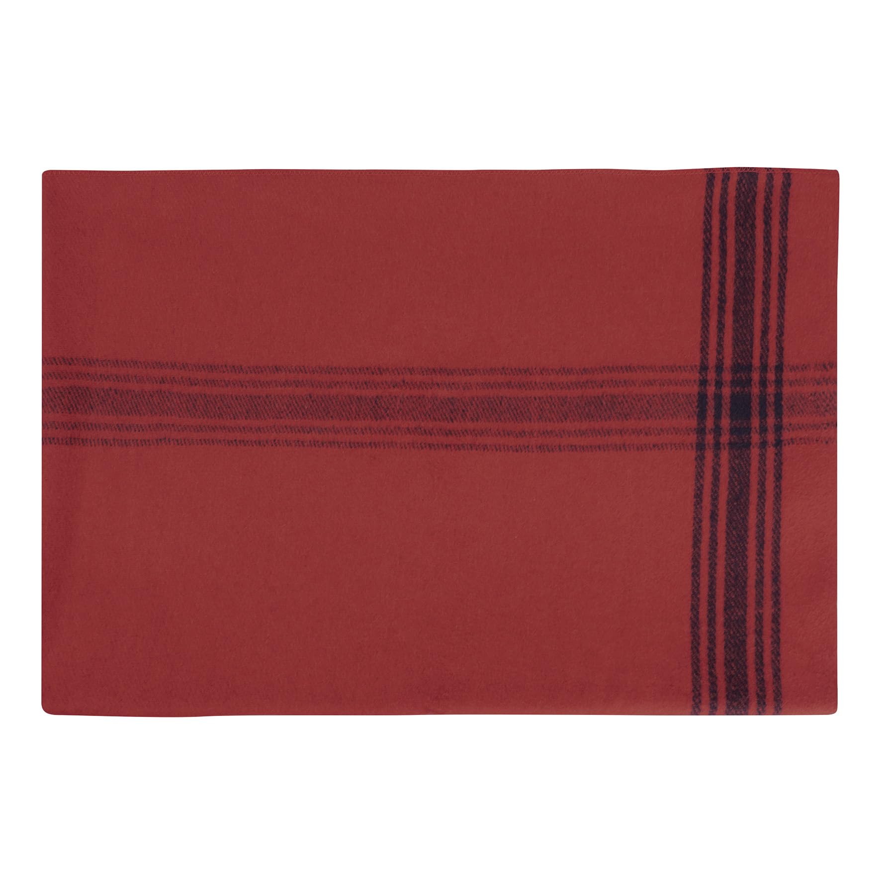 Rothco striped blanket closeup showing stripes and durable weave