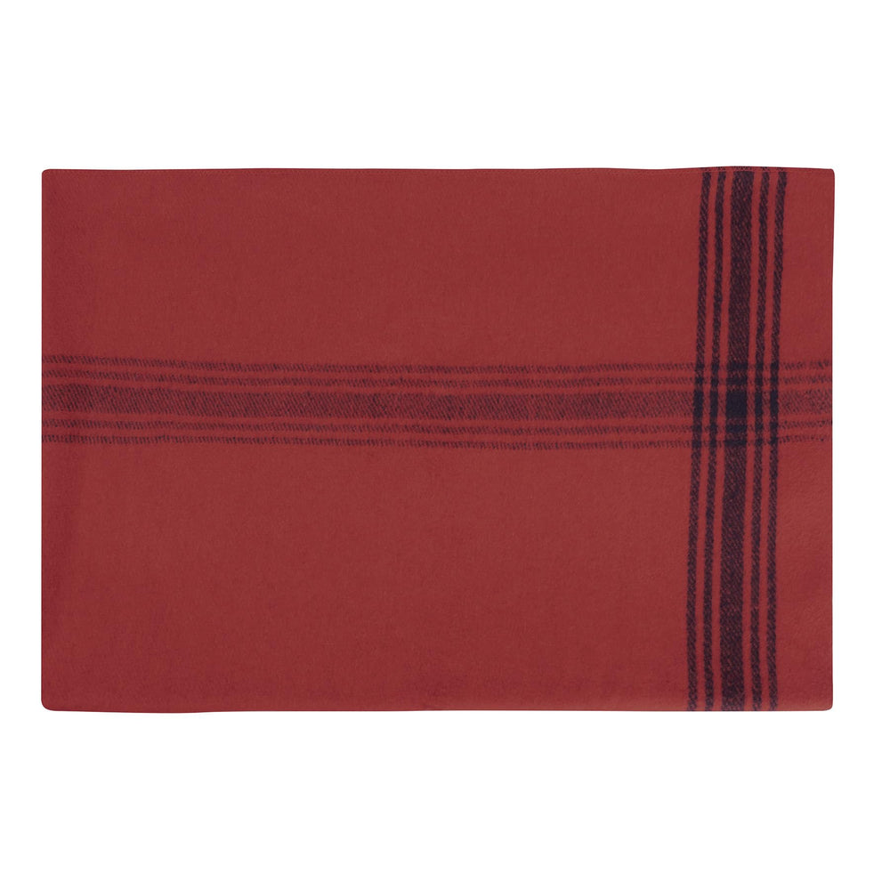 Rothco striped blanket closeup showing stripes and durable weave
