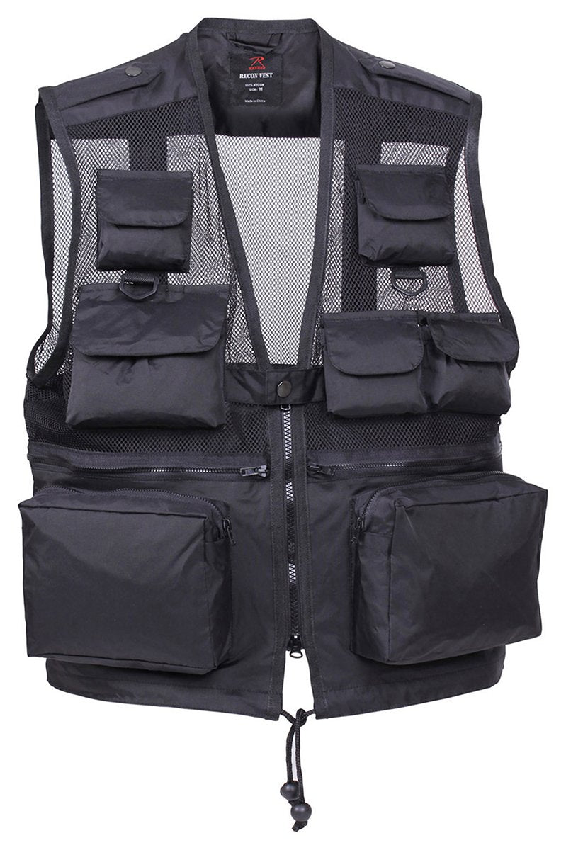 Rothco Tactical Recon Vest front view with multiple pockets for quick-access gear