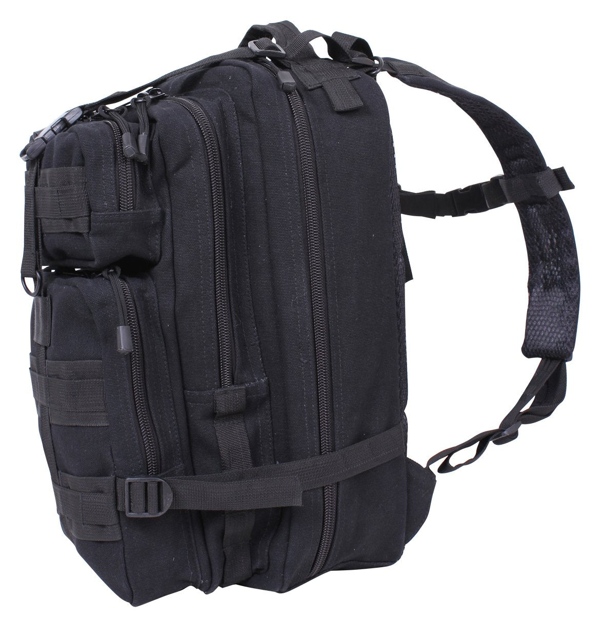 Rothco Tacticanvas Go Pack interior mesh pocket keeps small items easily accessible