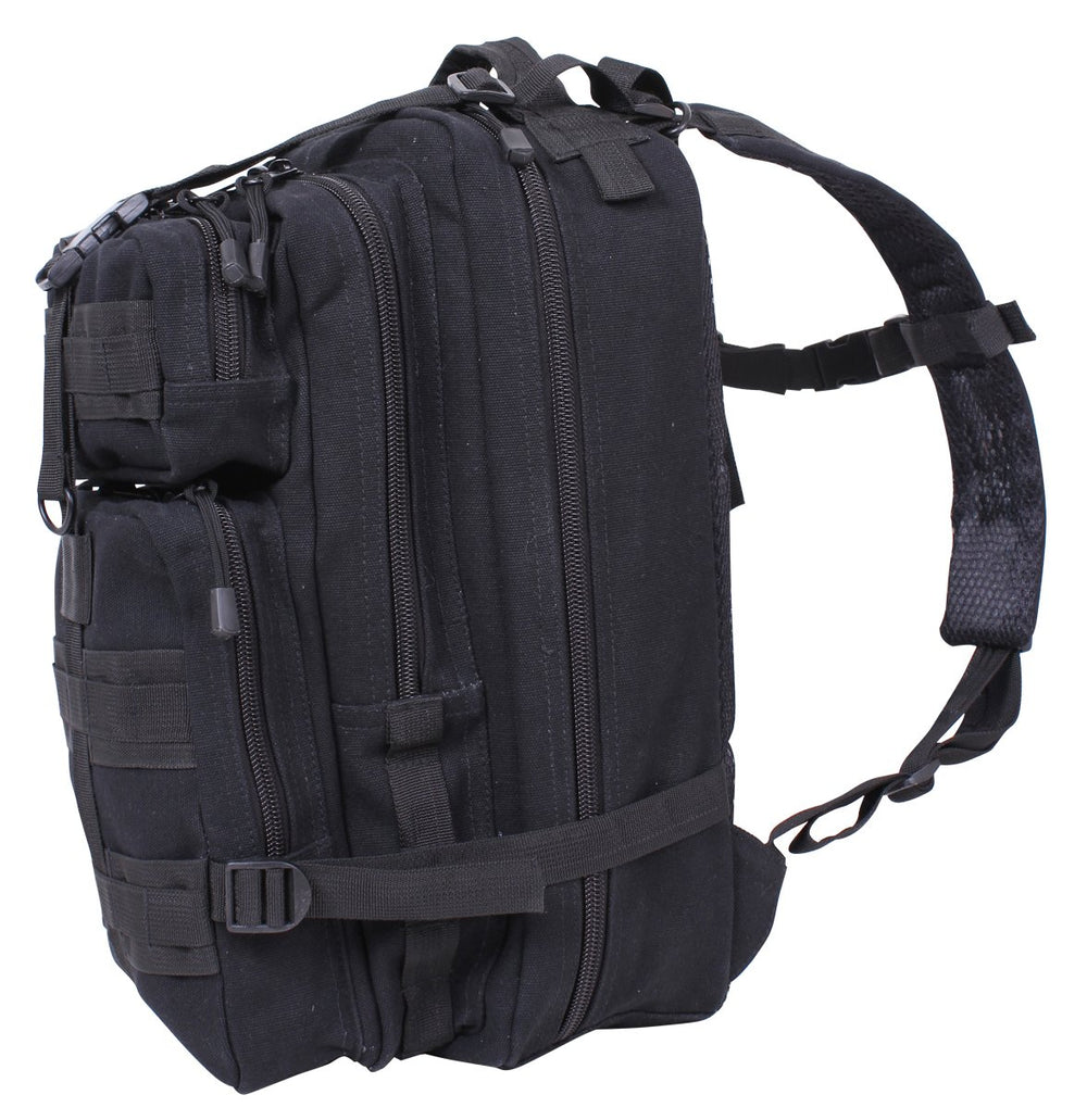 Rothco Tacticanvas Go Pack interior mesh pocket keeps small items easily accessible