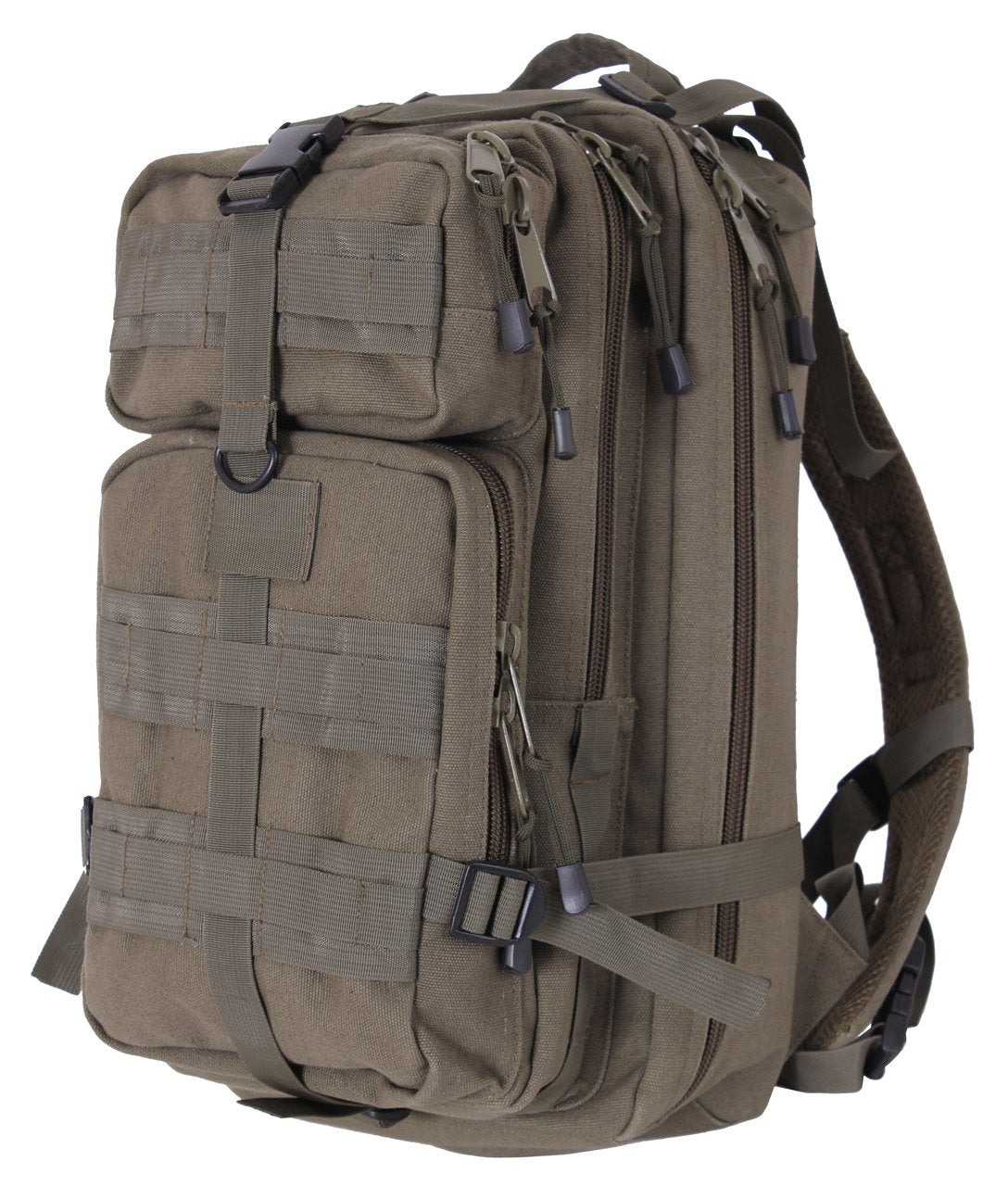 Rothco Tacticanvas Go Pack back panel with breathable mesh